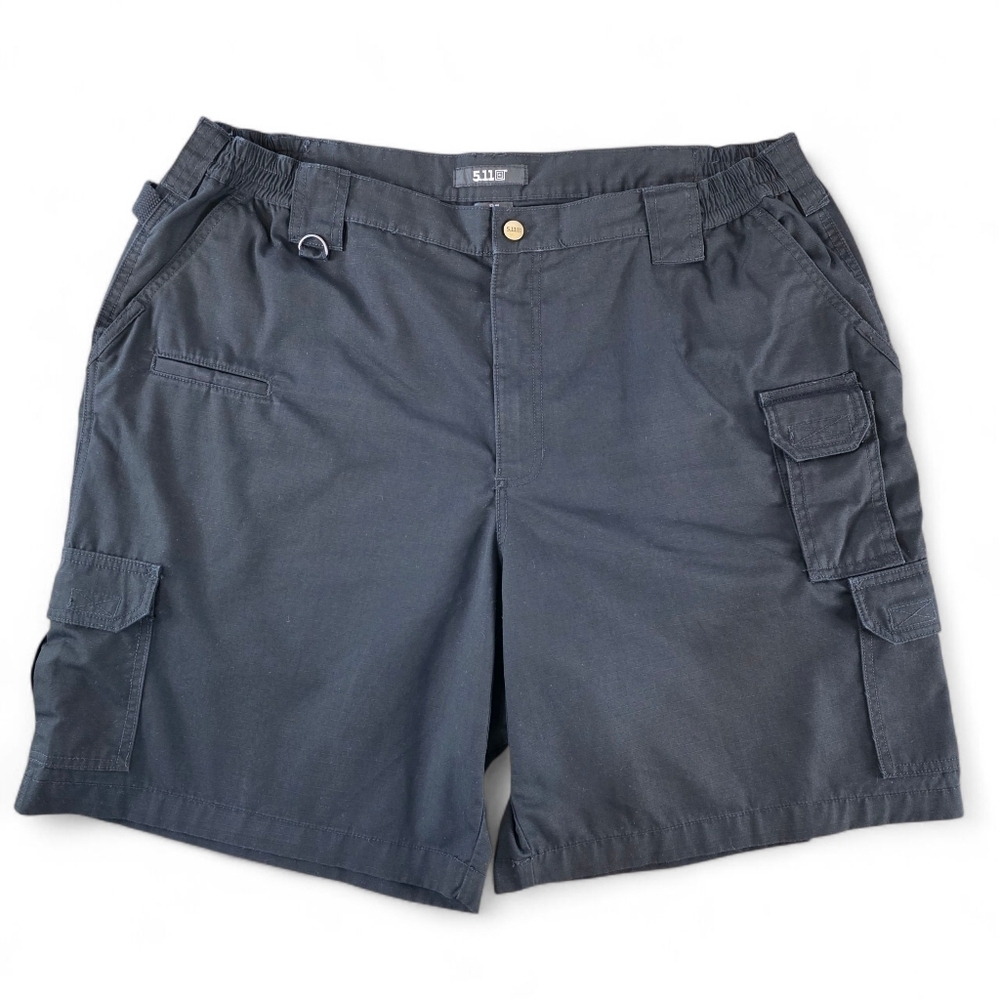 5.11 Tactical Cargo Shorts Men’s 44 Black Utility Ripstop Outdoor Work